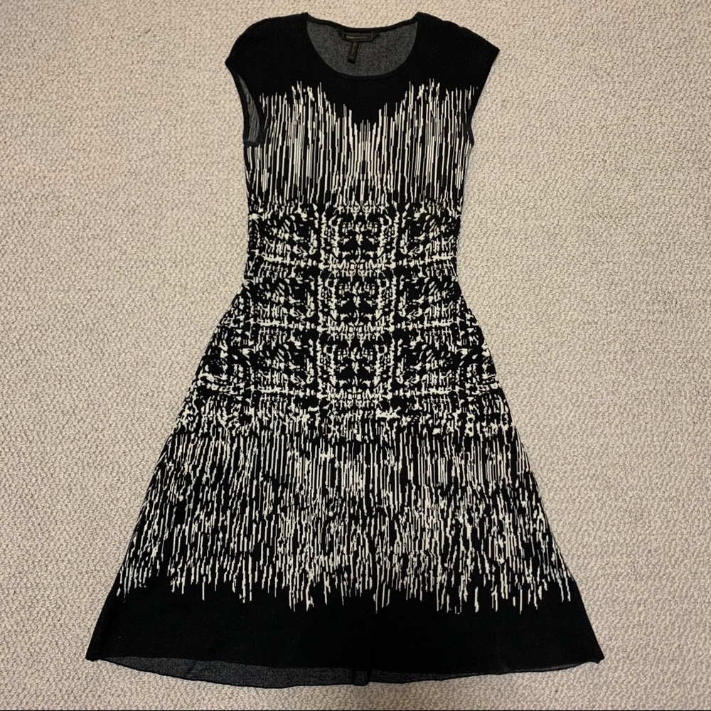 Black and White BCBGMAXAZRIA dress
